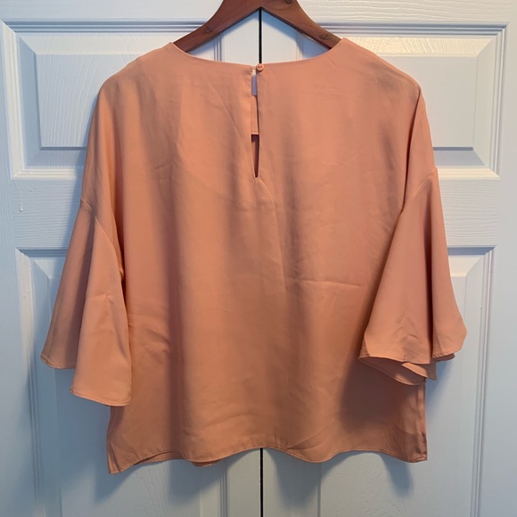 Pink Bell Sleeve Blouse - Picture 6 of 8